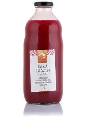 Sok od cvekle, šargarepe i jabuke 1 l Loveberry