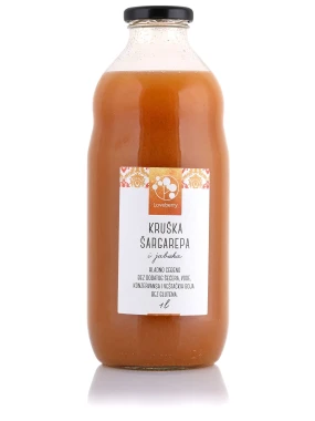 Sok od kruške, šargarepe i jabuke 1 l Loveberry