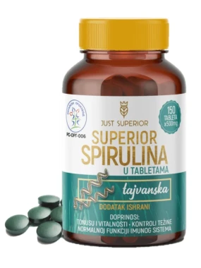 Spirulina u tabletama (organski proizvod) 75 g Just Superior