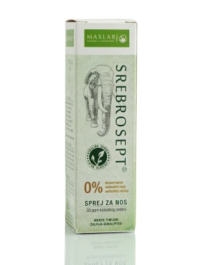 Sprej za nos Srebrosept 30 ml Maxlab