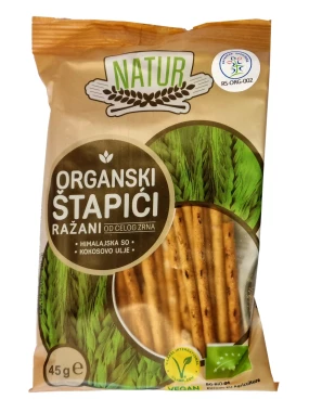 Ražani štapići (organski proizvod) 45 g Natur