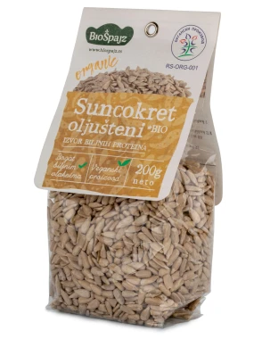 Suncokret sirovi oljušteni (organski proizvod) 200 g Bio Špajz