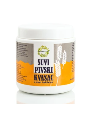 Suvi pivski kvasac u prahu inaktivisan 400 g Think green