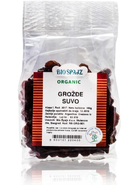 Suvo grožđe (organski proizvod) 100 g Bio Špajz