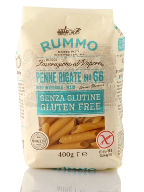 Testenina od kukuruznog i pirinčanog brašna penne rigate (sert. bez glutena) 400 g Rummo Spa