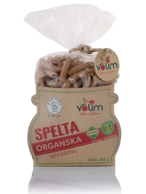 Testenina spelta makarona (organski proizvod) 250 g Volim
