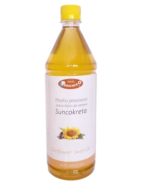 Ulje suncokreta hladno presovano 1 l Panonsko