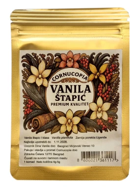 Vanila štapić Premium kvalitet 1 kom 5 g Cornucopia