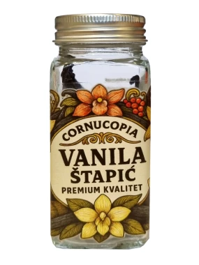 Vanila štapić Premium kvalitet 3 kom 12 g Cornucopia