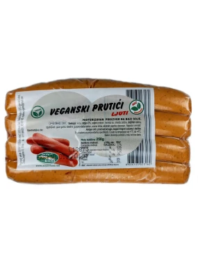 Veganski prutići ljuti 250 g Soya food
