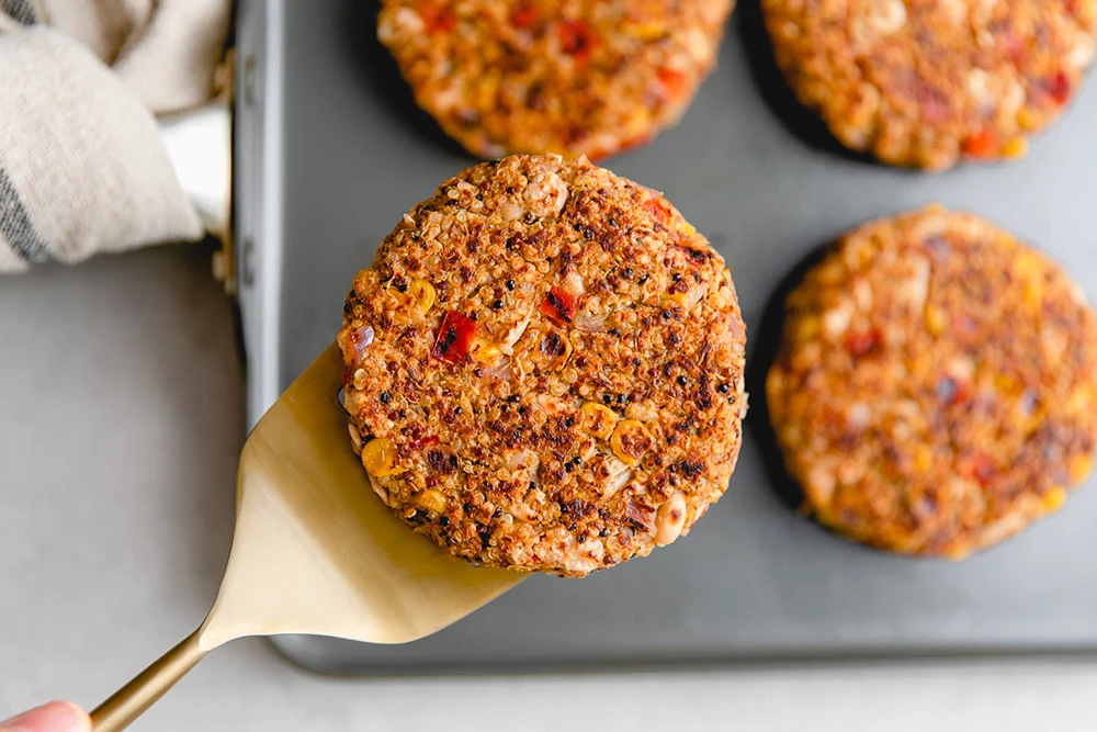 Pljeskavice od kinoe i pasulja