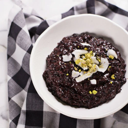 Puding od crnog pirinča i kokosovog mleka (bez glutena)