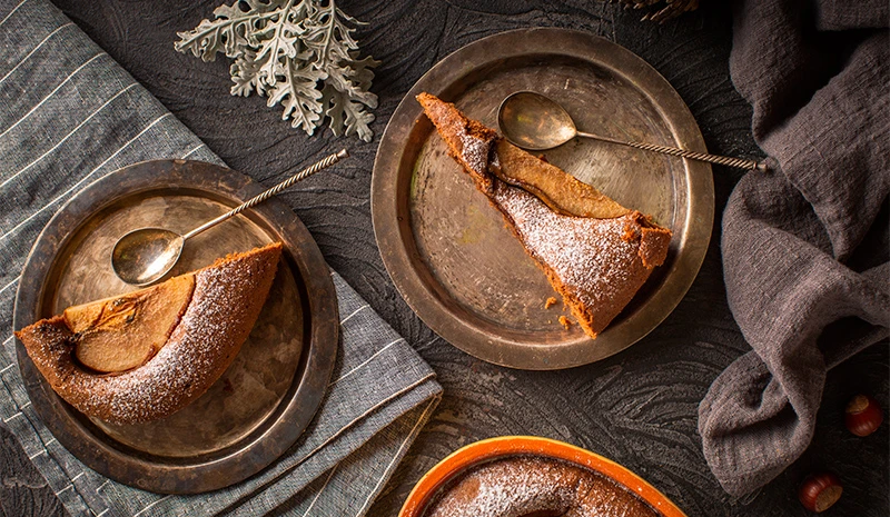 Sočan kolač sa kruškama i orasima