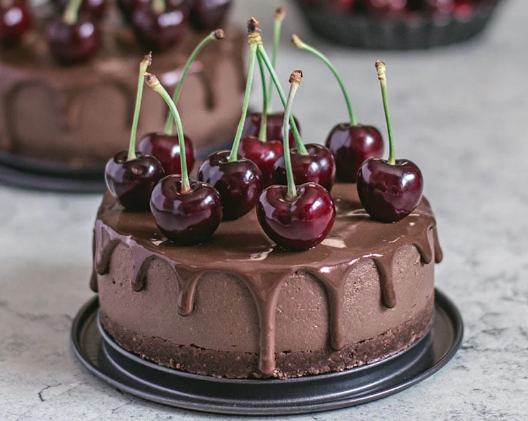 Zdrava čokoladna torta od prosa bez pečenja (bez glutena)